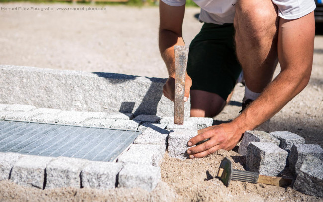Handwerker bei Arbeit, Fotograf München